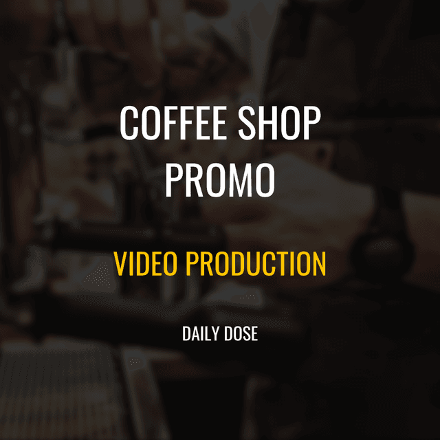 Daily Dose – Coffee shop promo - this is meta description